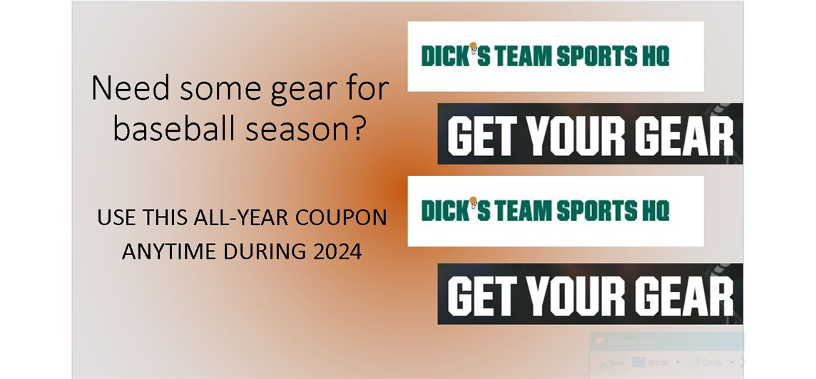 Dick's Coupons -- use throughout 2024